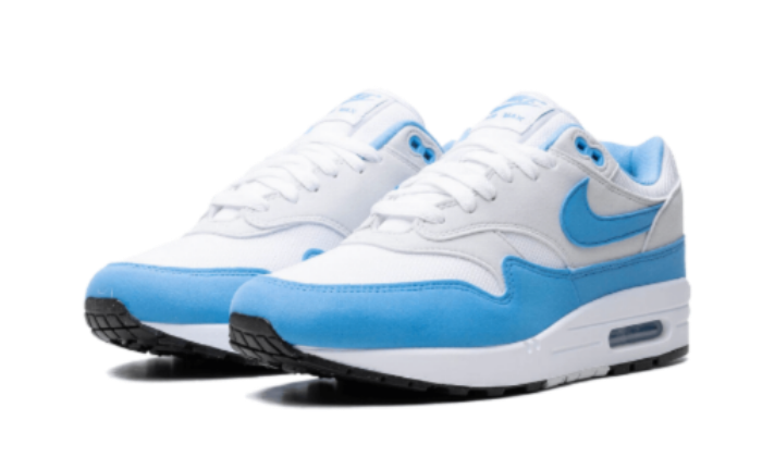 Sneakers éditions limitées et authentiques Nike Air Max 1 White University Blue - FD9082-103 - Kickzmi