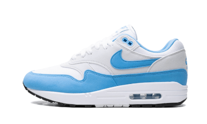 Sneakers éditions limitées et authentiques Nike Air Max 1 White University Blue - FD9082-103 - Kickzmi