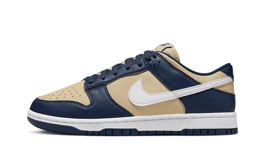 Sneakers éditions limitées et authentiques Nike Dunk Low Next Nature Midnight Navy Gold - DD1873-401 - Kickzmi