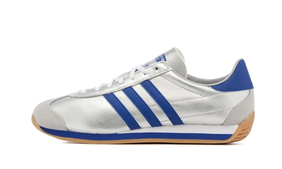 Adidas Country OG Matte Silver Bright Blue - IE4230 - Kickzmi