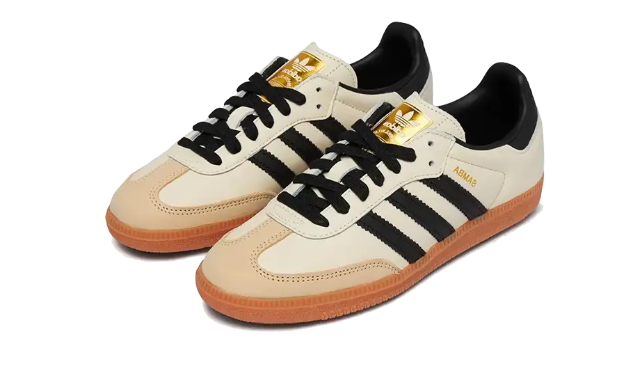 Sneakers éditions limitées et authentiques Adidas Samba OG Cream White Sand Strata - ID0478 - Kickzmi