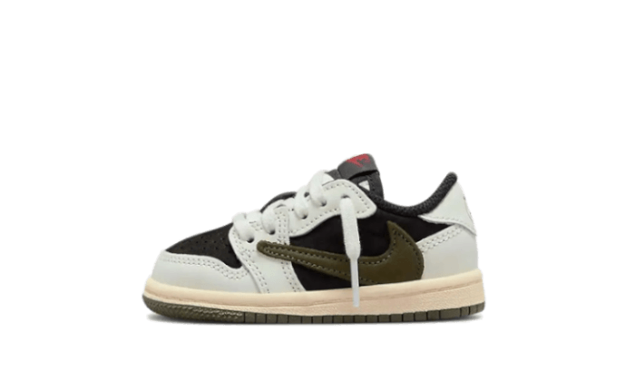 Air Jordan 1 Retro Low OG SP Travis Scott Olive Bébé (TD) - DZ5908-106 - Kickzmi