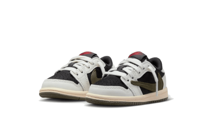 Air Jordan 1 Retro Low OG SP Travis Scott Olive Bébé (TD) - DZ5908-106 - Kickzmi