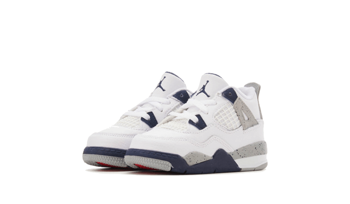 Sneakers éditions limitées et authentiques Air Jordan 4 Midnight Navy Bébé (TD) - BQ7670-140 - Kickzmi