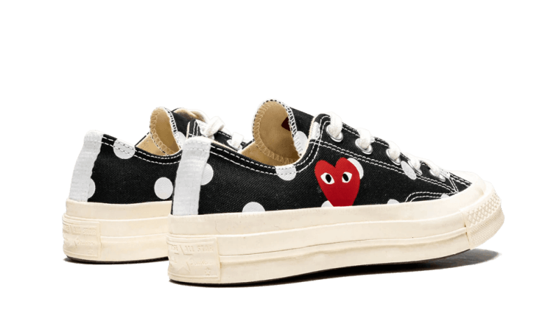 Sneakers éditions limitées et authentiques Converse Chuck Taylor All Star 70s Ox Comme des Garçons PLAY Polka Dot Black - 157248C - Kickzmi