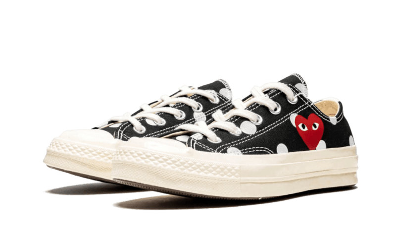 Sneakers éditions limitées et authentiques Converse Chuck Taylor All Star 70s Ox Comme des Garçons PLAY Polka Dot Black - 157248C - Kickzmi