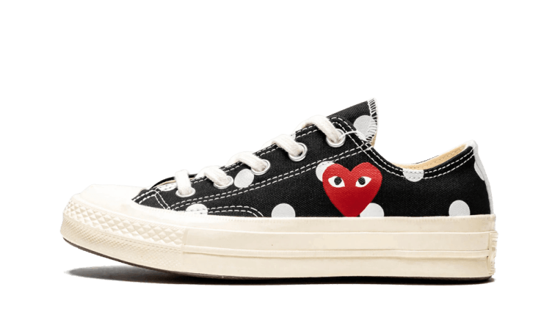 Sneakers éditions limitées et authentiques Converse Chuck Taylor All Star 70s Ox Comme des Garçons PLAY Polka Dot Black - 157248C - Kickzmi