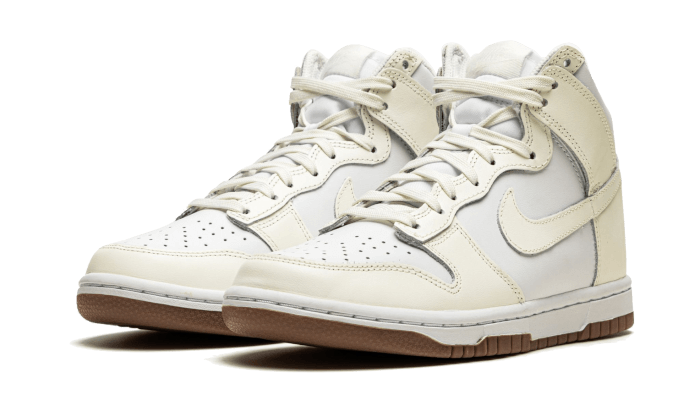 Sneakers éditions limitées et authentiques Nike Dunk High Sail Gum - DD1869-109 - Kickzmi