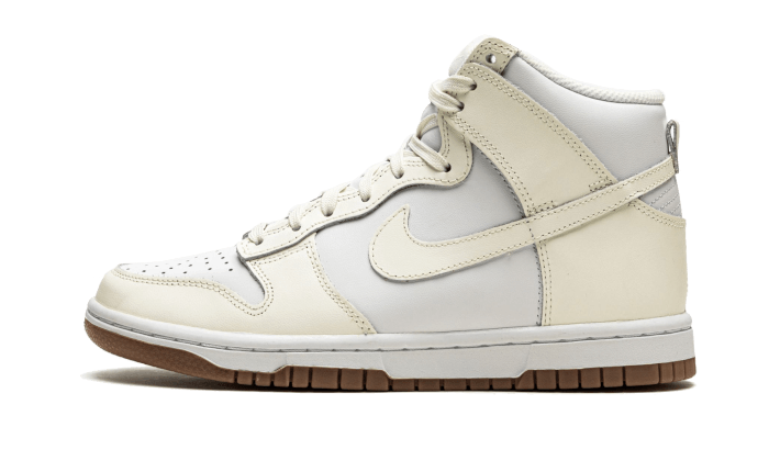 Sneakers éditions limitées et authentiques Nike Dunk High Sail Gum - DD1869-109 - Kickzmi