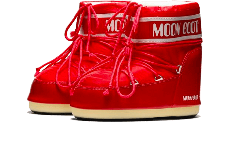 Moon Boot Icon Low Red Nylon - 14093400009