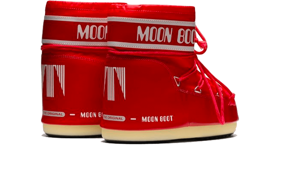 Moon Boot Icon Low Red Nylon - 14093400009