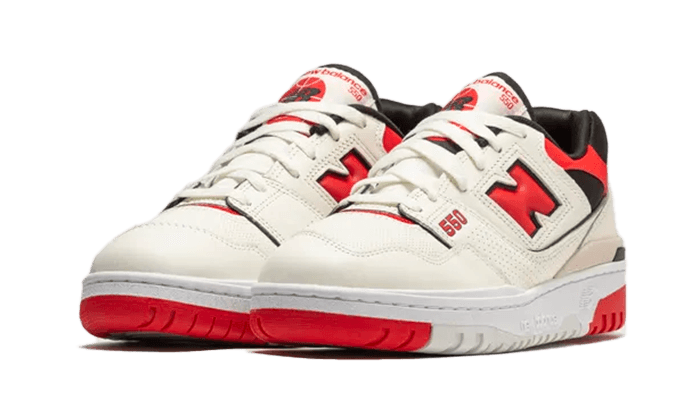 New Balance 550 Sea Salt True Red - BB550VTB - Kickzmi