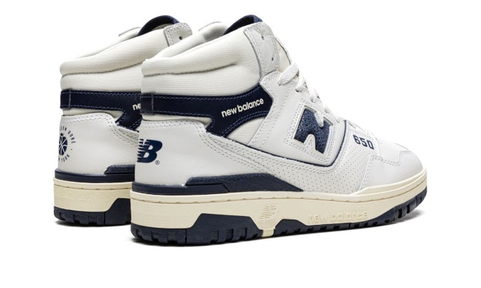 New Balance 650R Aime Leon Dore White Navy - BB650RD1 - Kickzmi