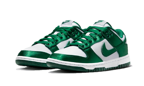 Sneakers éditions limitées et authentiques Nike Dunk Low Satin Green - DX5931-100 - Kickzmi