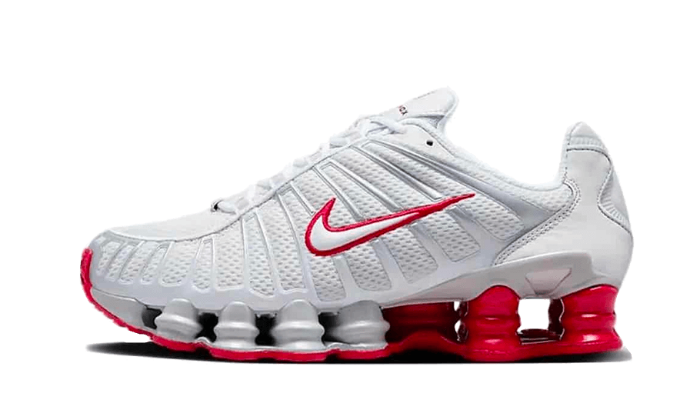 Sneakers éditions limitées et authentiques Nike Shox TL Platinum Tint Gym Red - FZ4344-001 - Kickzmi