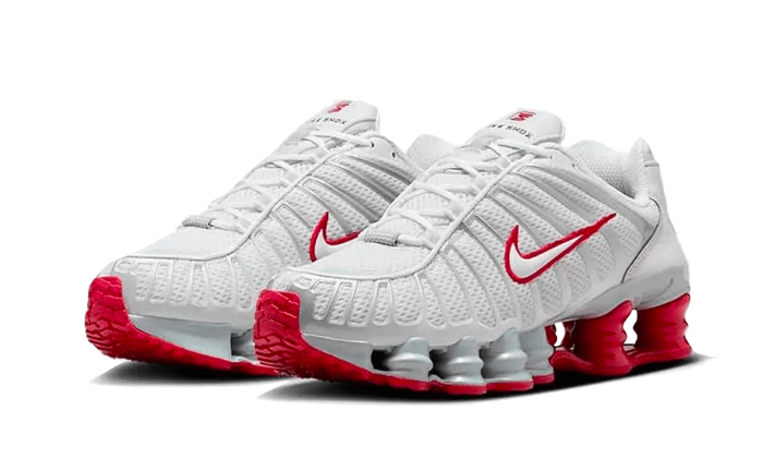 Sneakers éditions limitées et authentiques Nike Shox TL Platinum Tint Gym Red - FZ4344-001 - Kickzmi